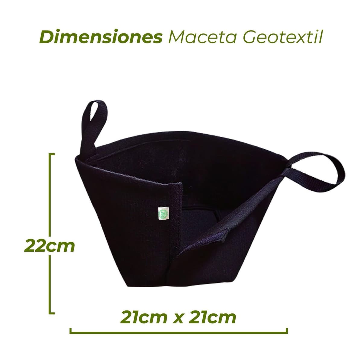 Maceta Geotextil - 10L