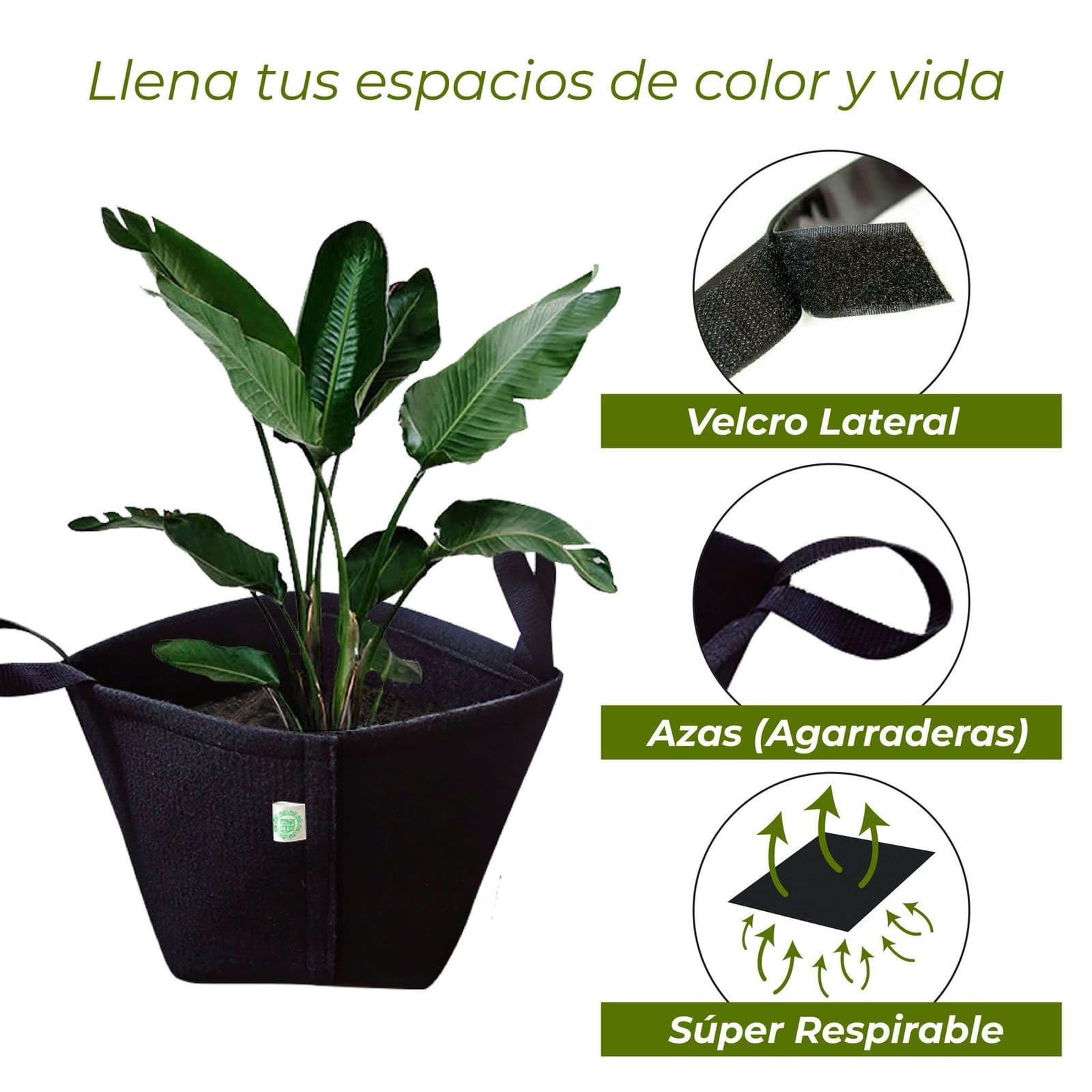 Maceta Geotextil - 10L